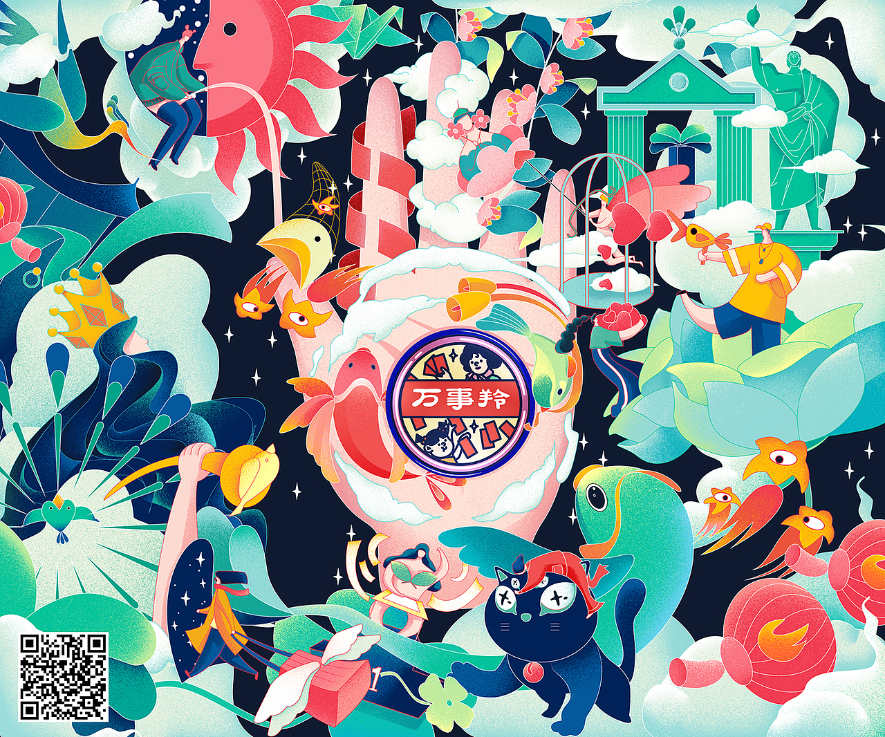 《万事羚》百雀羚（图ZMTQwMzcyNDIw） - 商业插画 - 站酷设计师毛赵原创素材 - 站酷ZCOOL