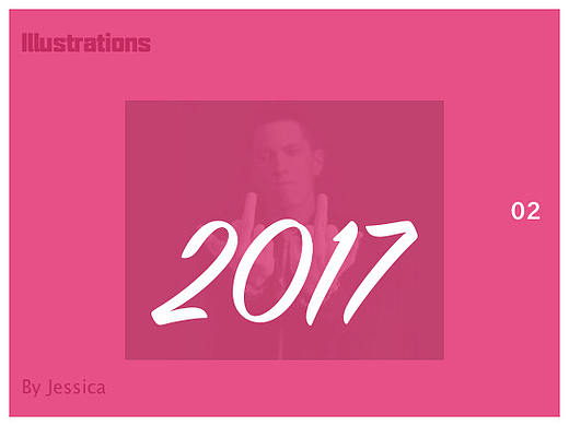 2017插画 dribble临摹