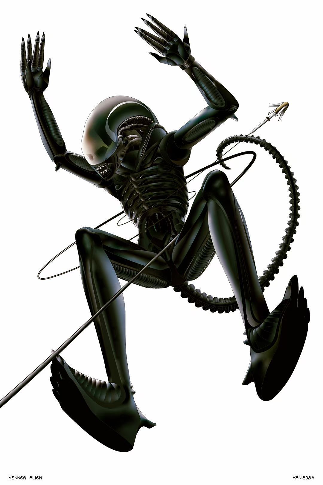 kenner 异形（图ZMzY5ODU3ODg4） - 艺术插画 - 站酷设计师HAN队员原创素材 - 站酷ZCOOL