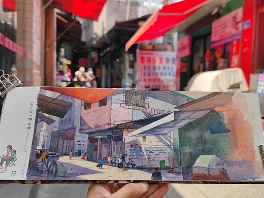 {画本-城市速写系列}-我的第26-27本画本