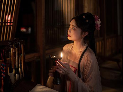 古镇汉服夜景《起舞霓桑》