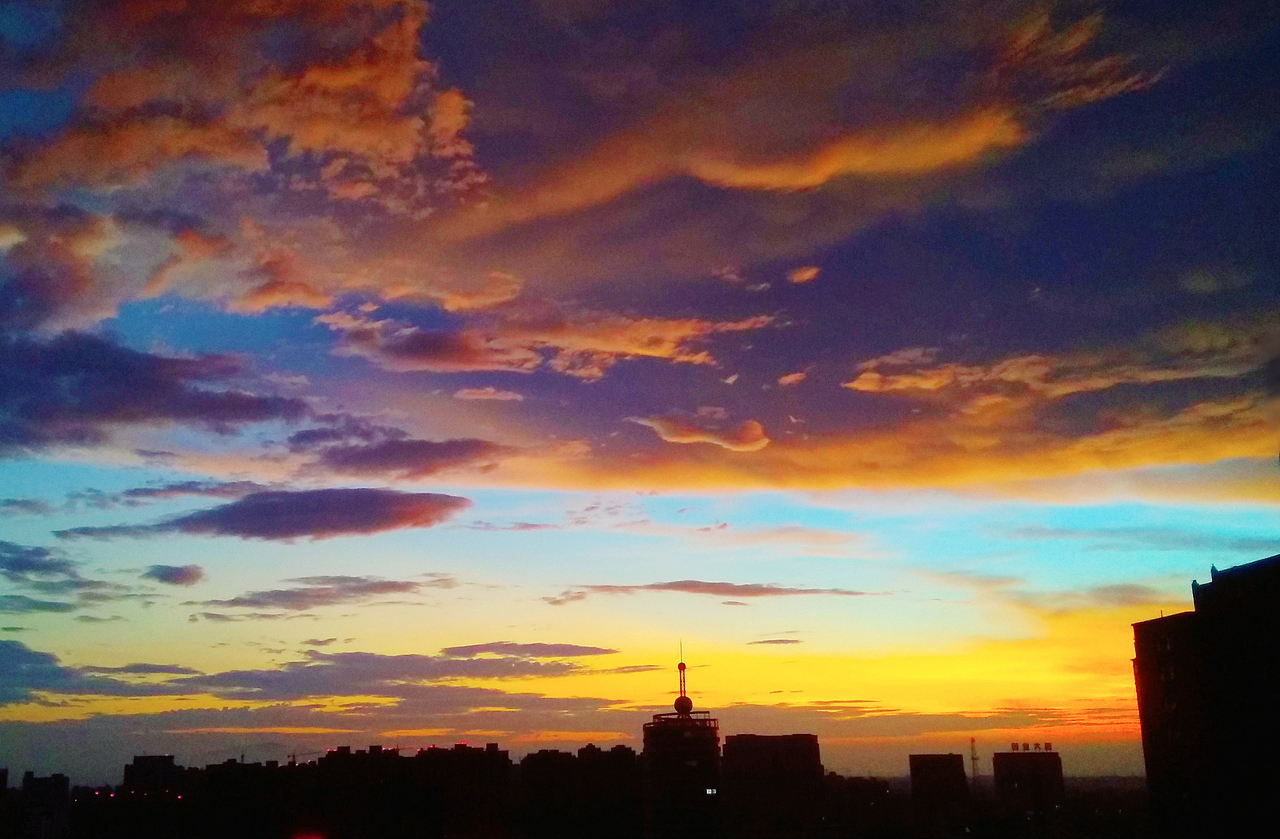 下过一场大雨后的凌晨