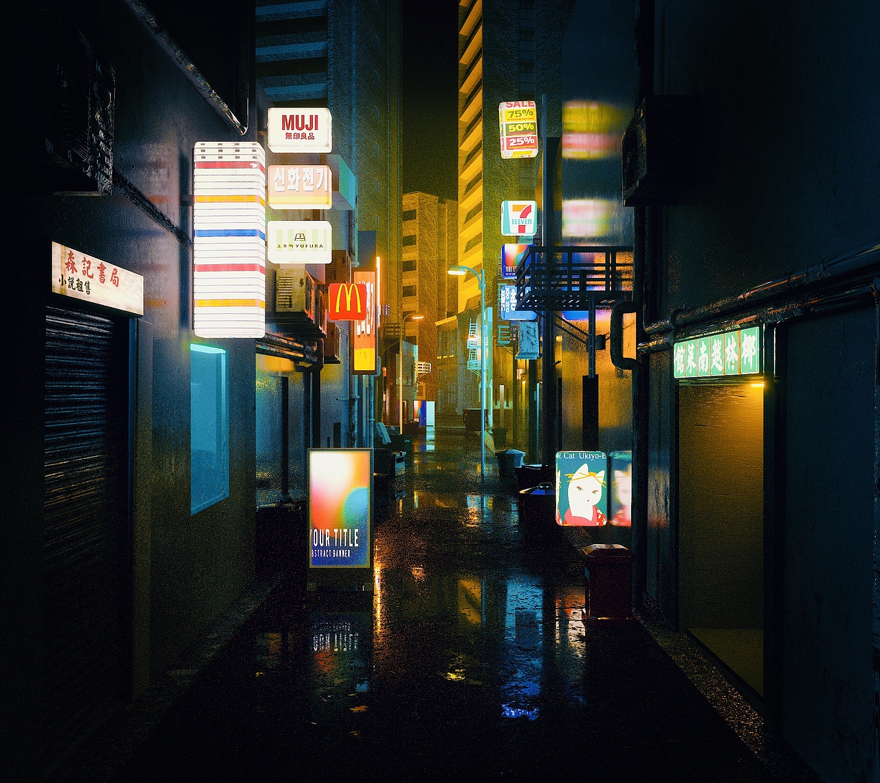 夜-练习（图ZMTU3Mzc5OTI4） - 场景 - 站酷设计师lancelotcao原创素材 - 站酷ZCOOL