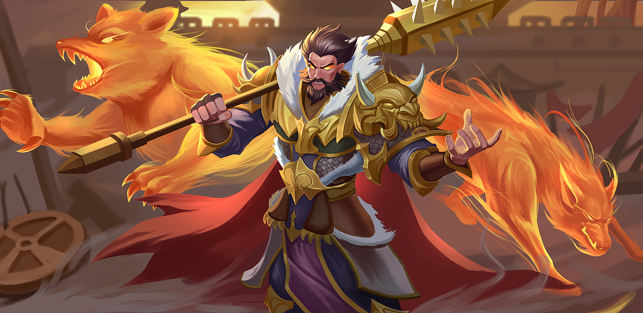 最近临摹练习 三国杀十周年—传说李傕