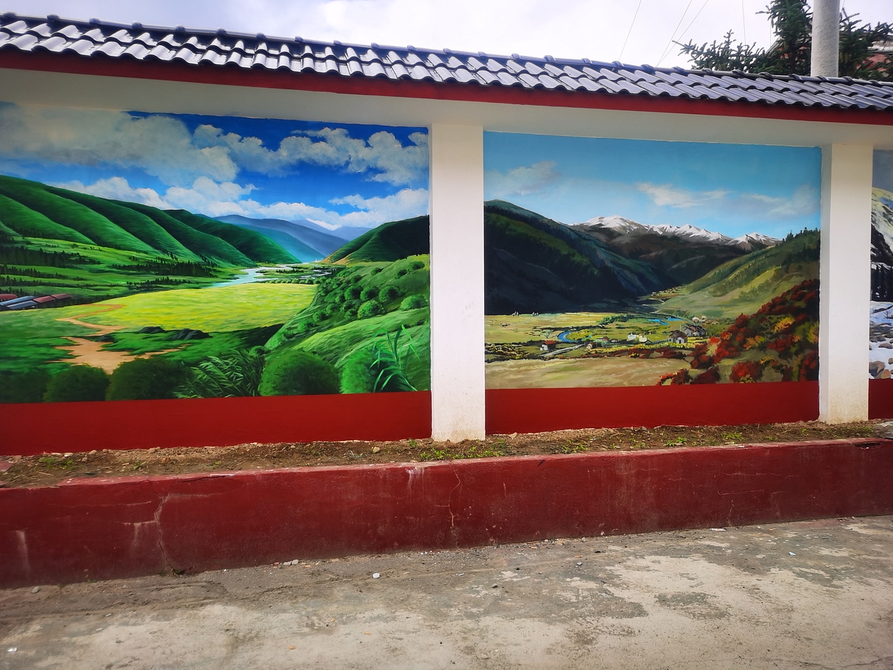 乡村振兴,新农村文化墙,新农村墙绘,新农村壁画