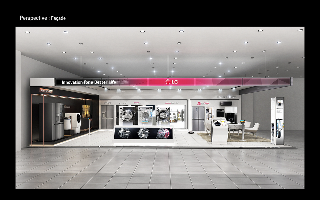 LG 2018 brand shop（图ZMTA2MTIxOTA0） - 场景 - 站酷设计师场景美学设计原创素材 - 站酷ZCOOL