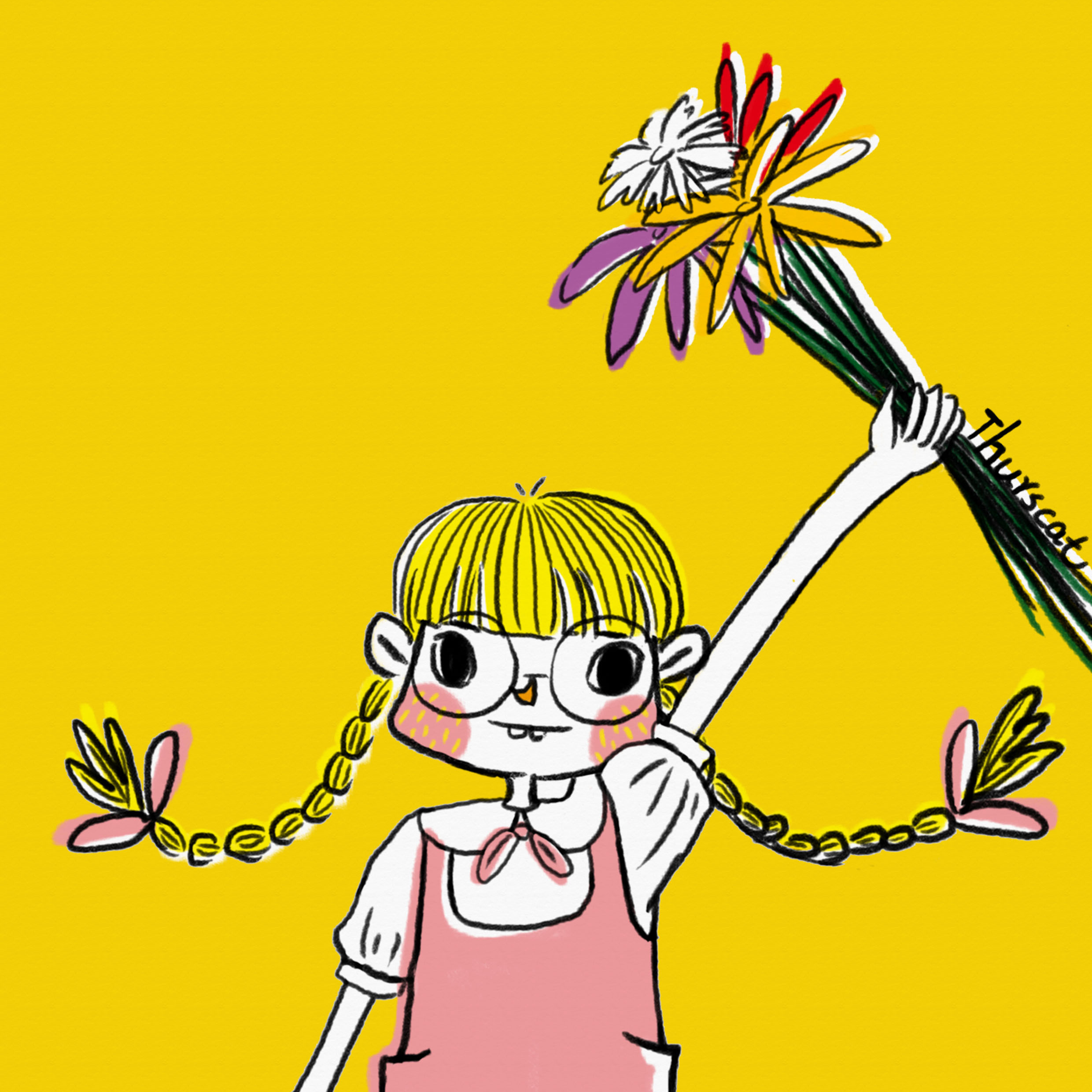 玛蒂尔达|插画|商业插画|thurscat - 原创作品 - 站酷 (zcool)