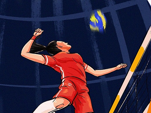 新媒体条漫----中国女排