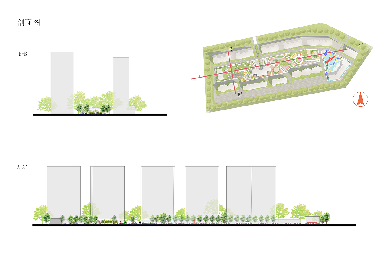 社区庭院景观设计（图ZMjI0MjY0OTU2） - 景观设计 - 站酷设计师大河向东流啊zy原创素材 - 站酷ZCOOL