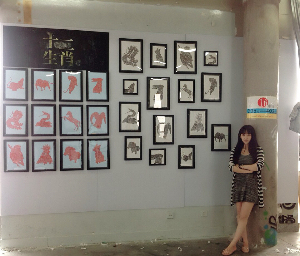 《十二生肖》，感觉自己在画剪纸。（图ZMzkyNTU2NDA=） - 创作习作 - 站酷设计师徐小白最小白原创素材 - 站酷ZCOOL