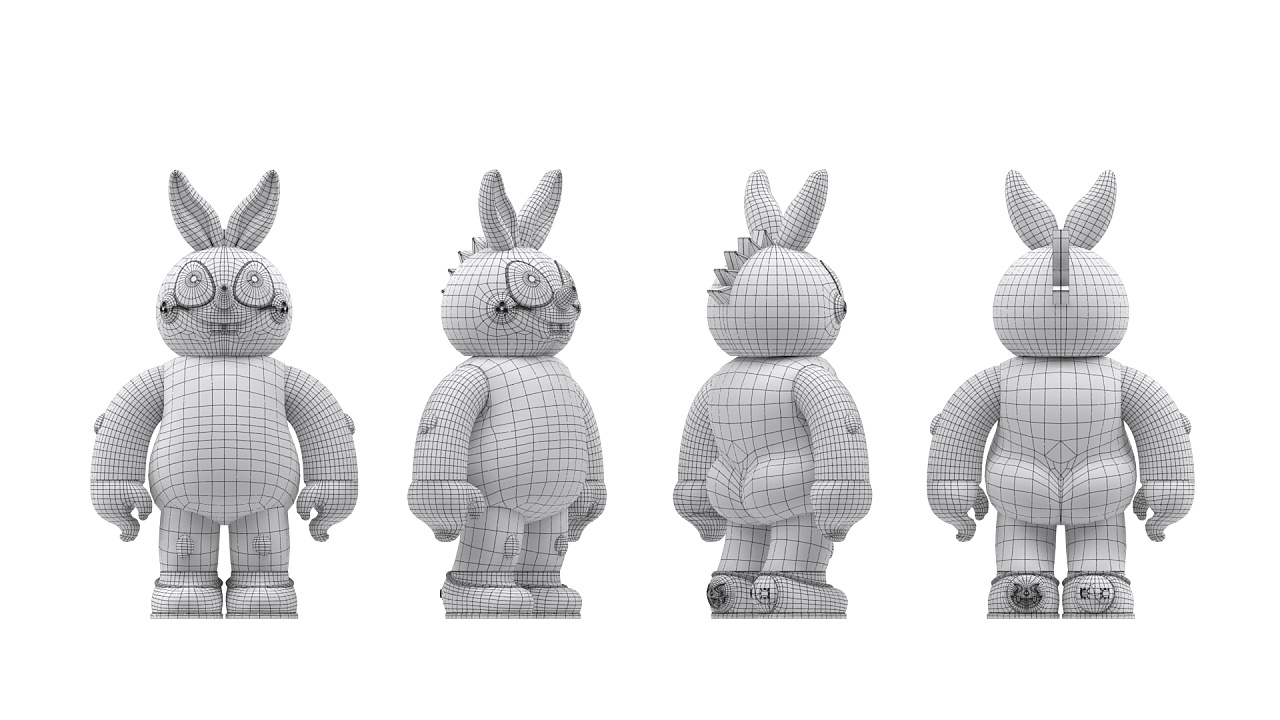 商业潮流玩具三维概念设计