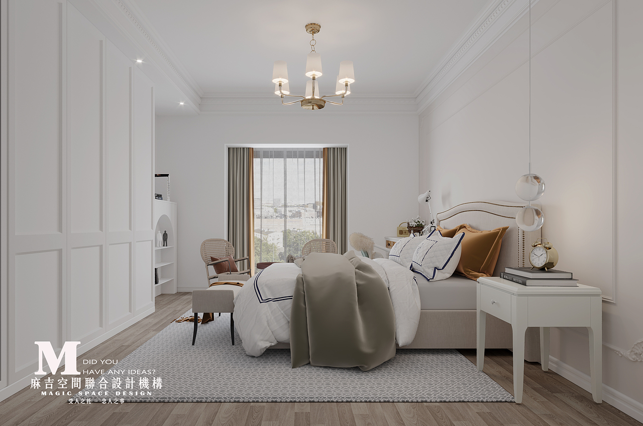 温润素白的主色倾向于展现更为纯粹的现代主义风格,静谧而舒缓。