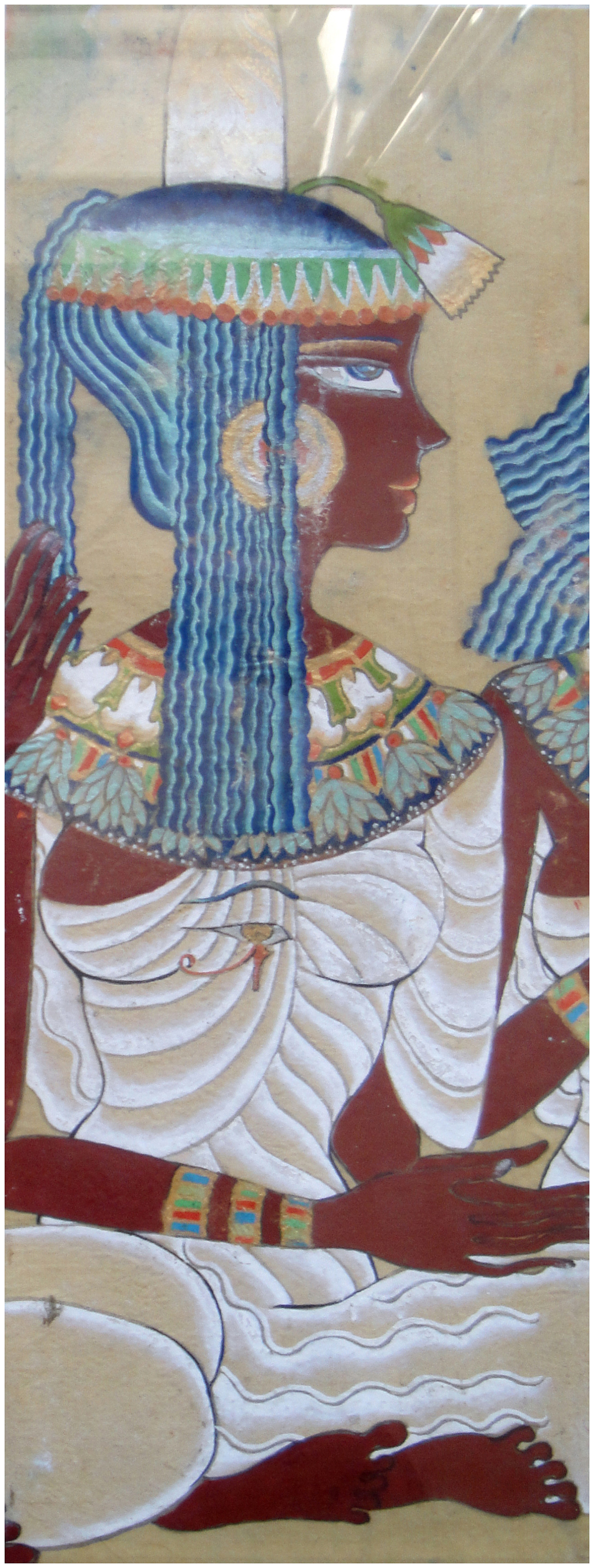 古埃及风装饰画——《四个女乐师》