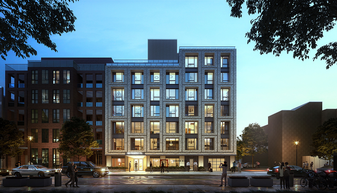 室外建筑——办公写字楼商场外立面透视合集