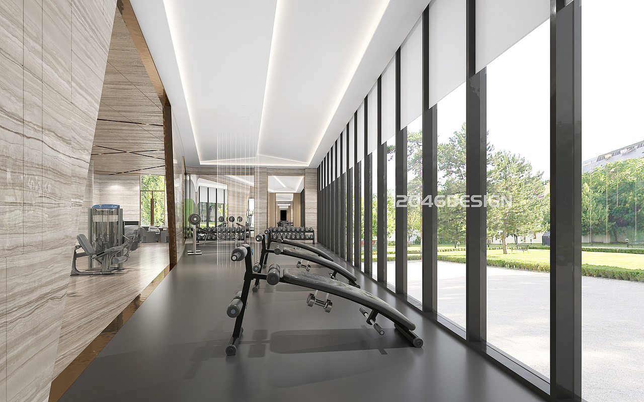 健身房设计（图ZMjcxNTE0NDEy） - 建筑设计 - 站酷设计师二零四六DESIGN原创素材 - 站酷ZCOOL
