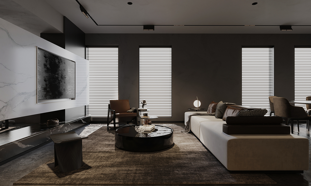 2021年度作品合集（图ZMjg0OTE1NTI0） - 家装设计 - 站酷设计师半山空间原创素材 - 站酷ZCOOL