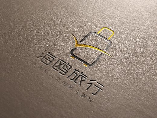 HioTour海鸥旅行品牌logo飞机稿