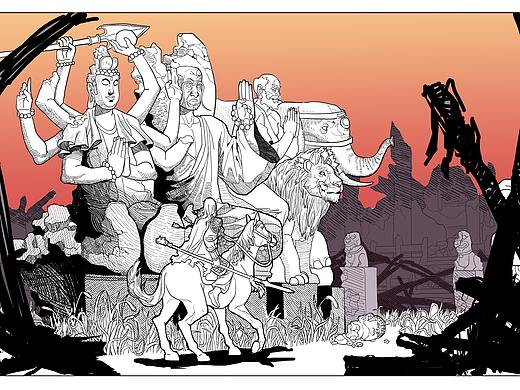 穷途（个人主页-ZNTIxOTE3NjQ=） - 创作习作 - 站酷设计师浪客魂原创素材 - 站酷ZCOOL