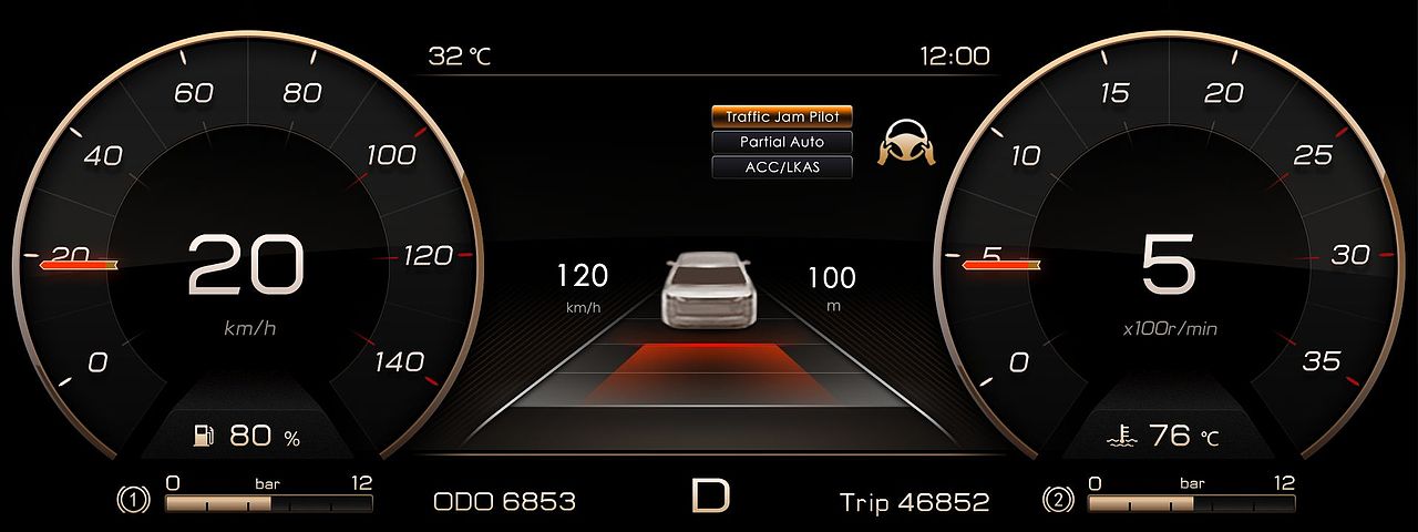 全液晶仪表,组合仪表设计