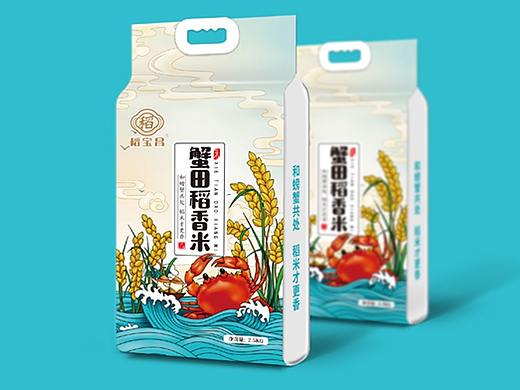 蟹田稻香米/大米包装