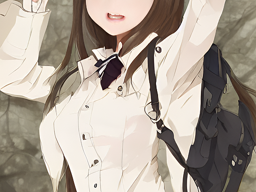 #AI创作实验室#美少女，二次元，校服，动漫风，超清晰