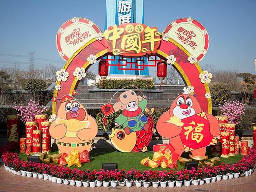 新年主题美陈装饰（业余美陈设计师，请多关照！）（个人主页-ZMjk3MTE1MTI=） - 展陈设计 - 站酷设计师高瞻原创素材 - 站酷ZCOOL