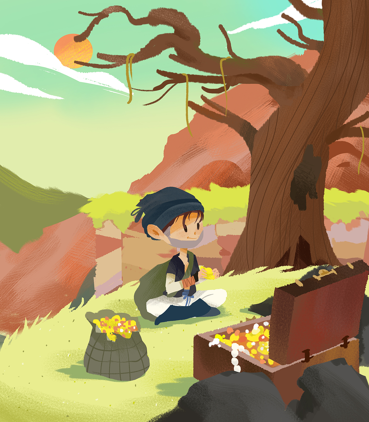 GIF动态插画系列作品(图ZMjUyNjI5MjUy) - 创作习作 - 站酷设计师爱画画的翛翛原创素材 - 站酷ZCOOL