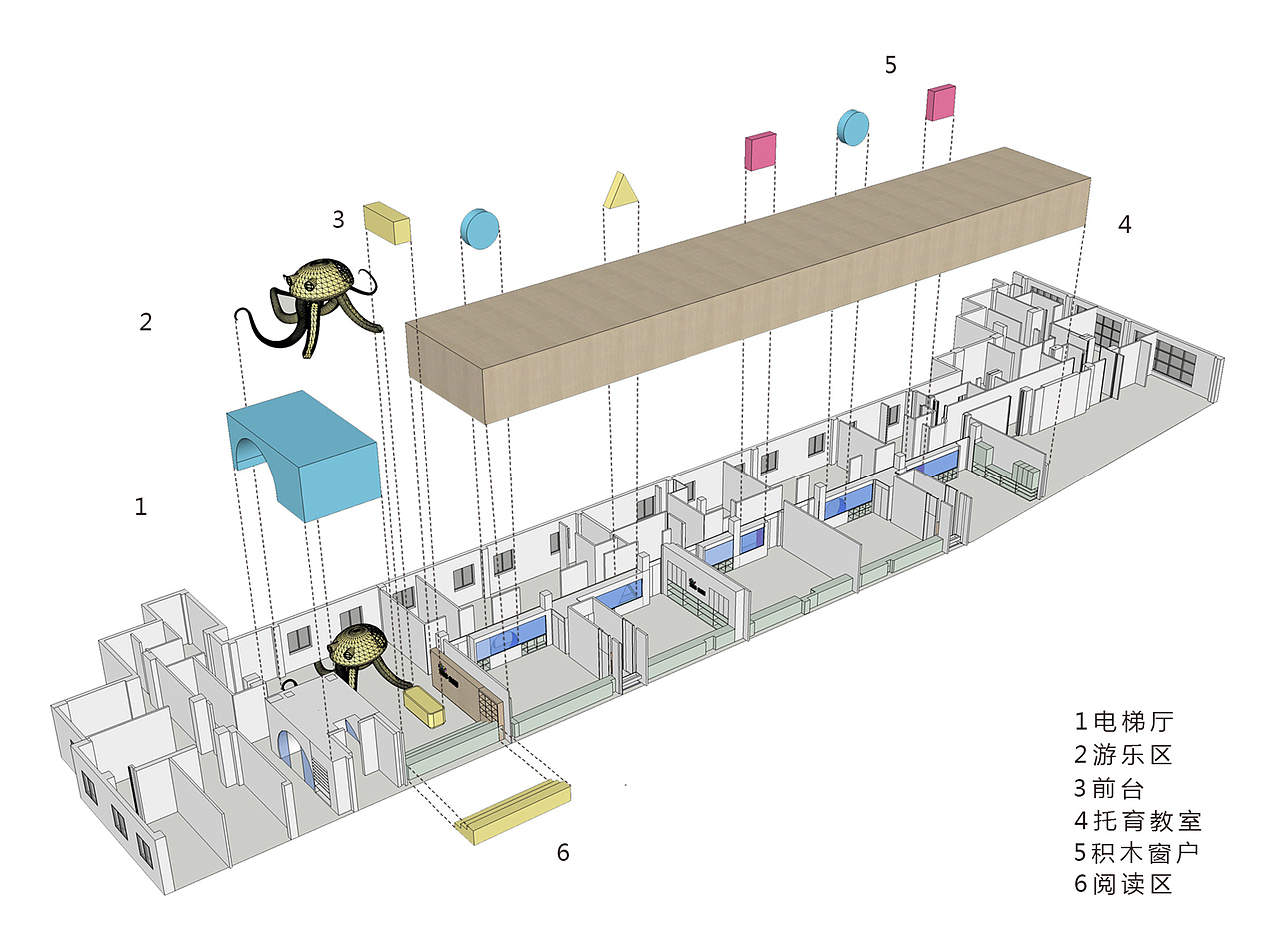 积木游戏丨莆田艾幼尔托育园（图ZMjIyMjYyNzUy） - 商业空间设计 - 站酷设计师XTENDERE新得建筑原创素材 - 站酷ZCOOL