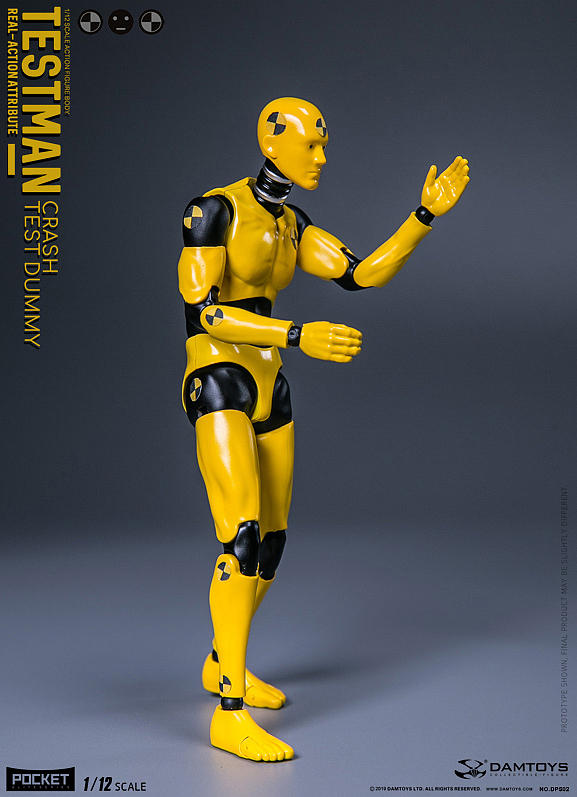 DAMTOYS 1:12 可动人形 “测试人”----NO.DPS0