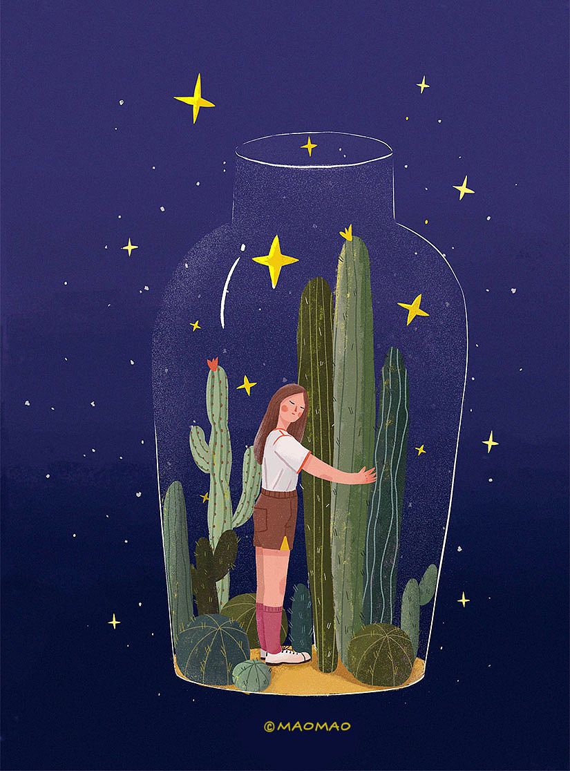 仙人樹（圖ZMTQ1OTM2MTYw） - 創(chuàng)作習(xí)作 - 站酷設(shè)計(jì)師QinMAoMao原創(chuàng)素材 - 站酷ZCOOL