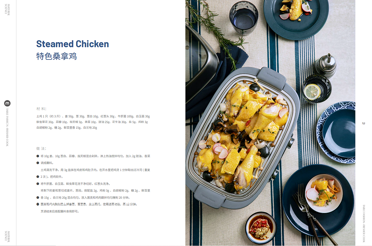 美术指导作品 | 小家电极速蒸 | 食谱片