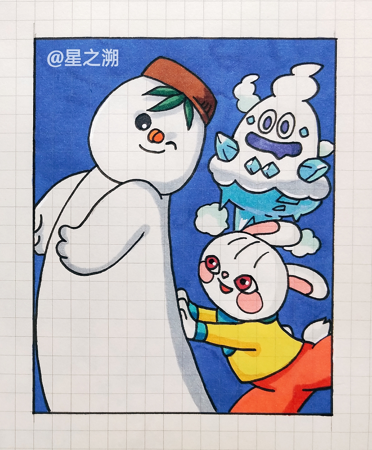 ❤️童年回忆 · 第一番（图ZMjI5Mjk4NzA4） - 单幅漫画 - 站酷设计师星之溯原创素材 - 站酷ZCOOL