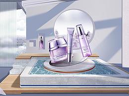 化妝品banner合成圖