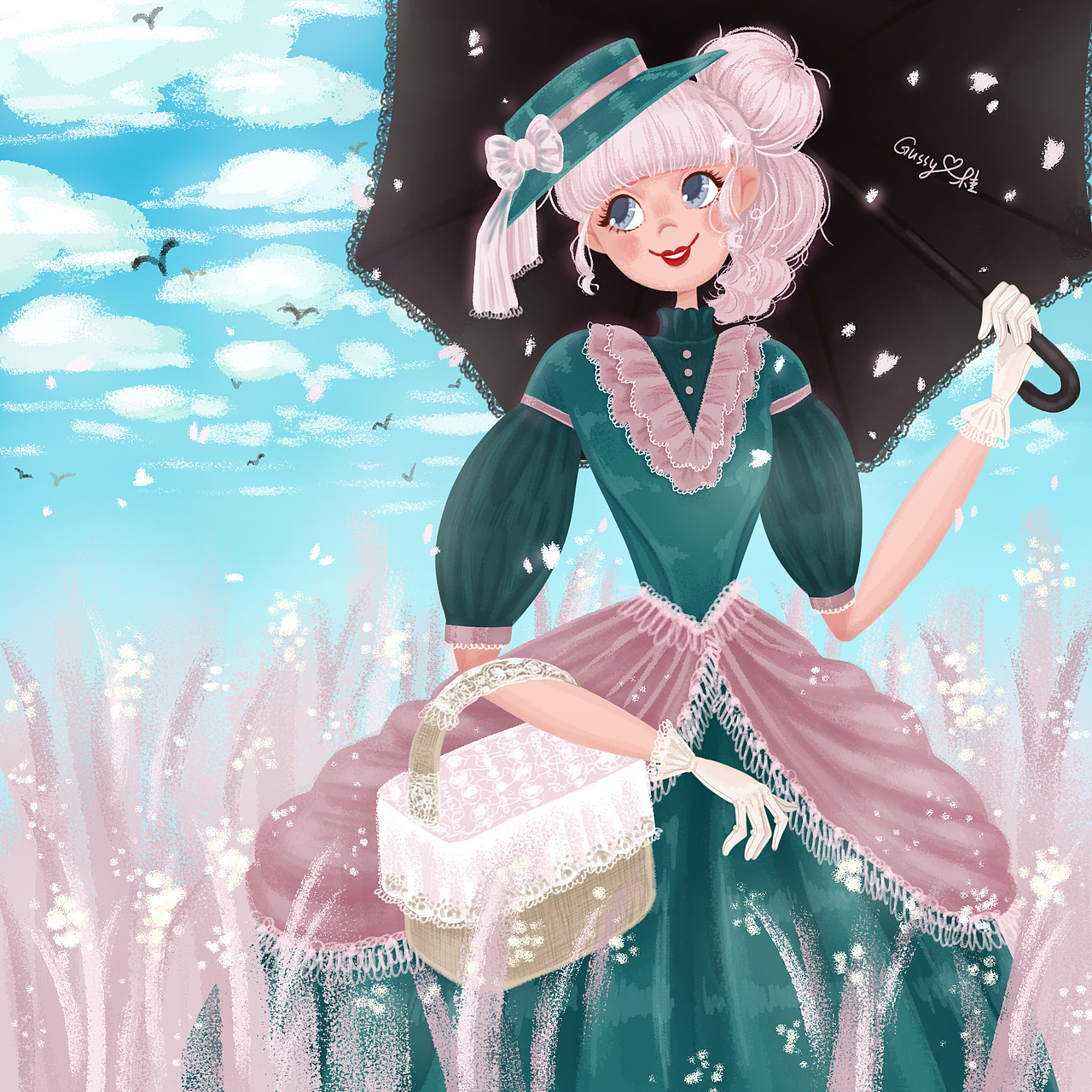 插画练习（图ZMTE2NDQwODky） - 创作习作 - 站酷设计师Gussy桂原创素材 - 站酷ZCOOL