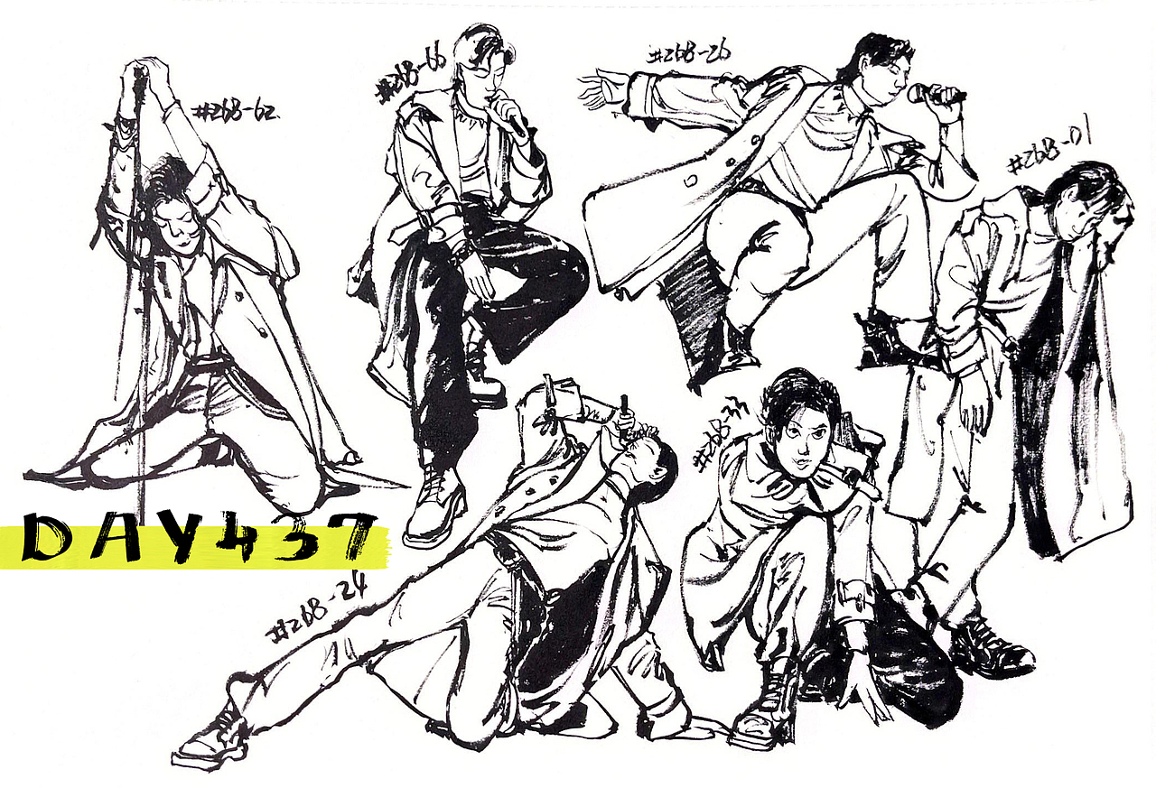 速写60天挑战第8次2023年11月到12月（图ZMzU3OTA4NzMy） - 创作习作 - 站酷设计师易意Evelyn原创素材 - 站酷ZCOOL