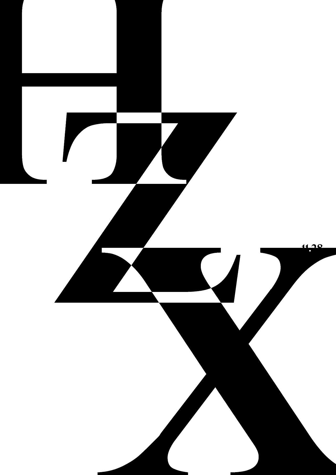个人名字缩写hzx