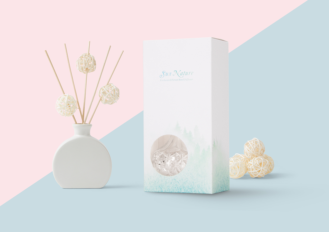 香薰森林系列卡纸盒原创包装