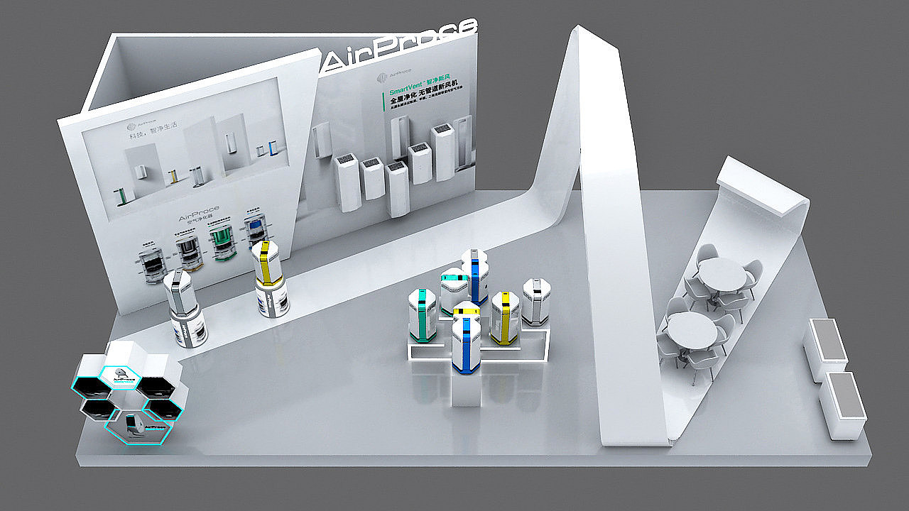 展会设计  3d效果图设计