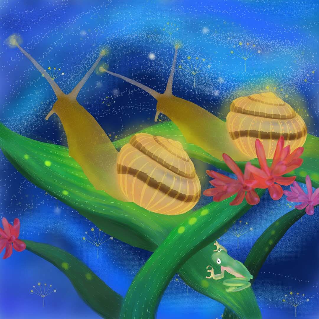 小蜗牛旅游季|插画|绘本|猫的姐姐 - 原创作品 - 站酷 (ZCOOL)
