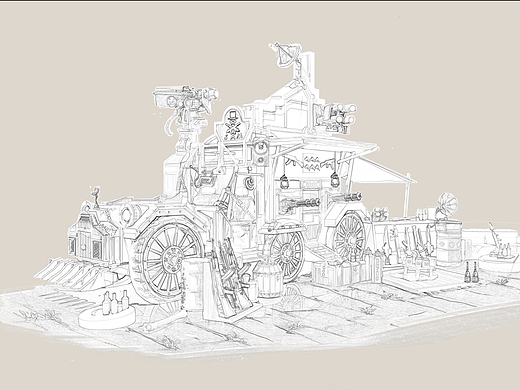 汽車商店（個人主頁-ZNTU5NTc5MDg=） - 概念設(shè)定 - 站酷設(shè)計師MingYu1原創(chuàng)素材 - 站酷ZCOOL