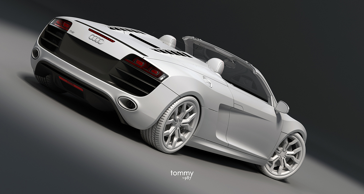 Audi-R8 V10 5.2 FSI quattro Audi R8 Spyder 5.2&n(图ZNjQwODcyOA==) - 机械/交通 - 站酷设计师Tommy_林冲原创素材 - 站酷ZCOOL
