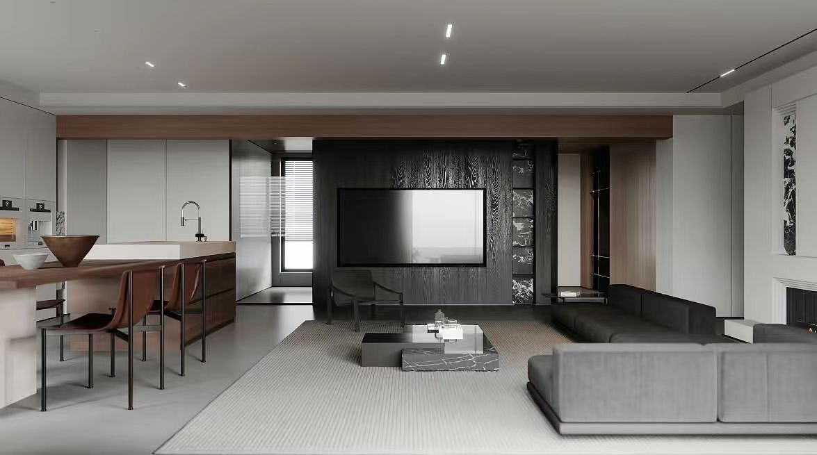 3D效果图代画-丽娜的意式极简