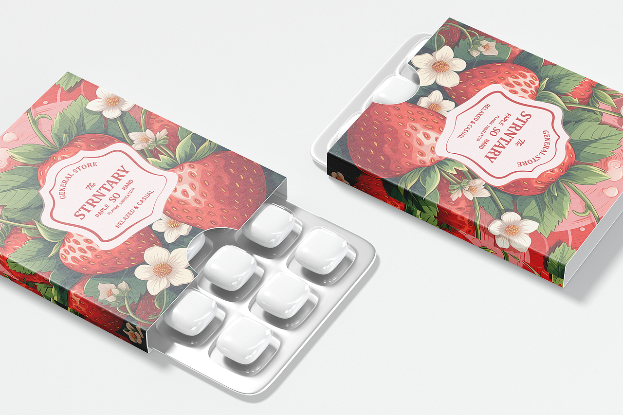 无糖口香糖｜包装设计