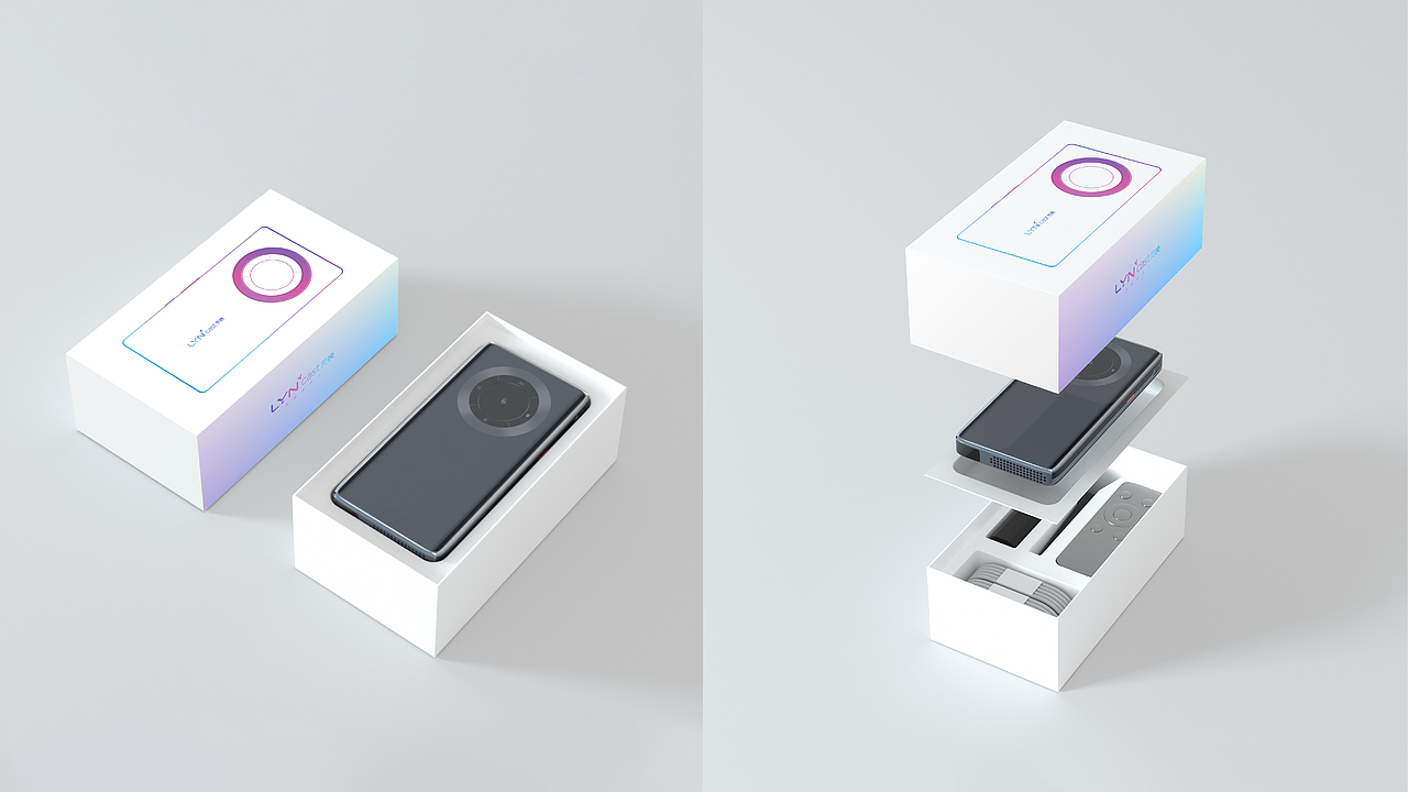 眼前一亮 | LYNcast 灵映便携投影仪品牌全案