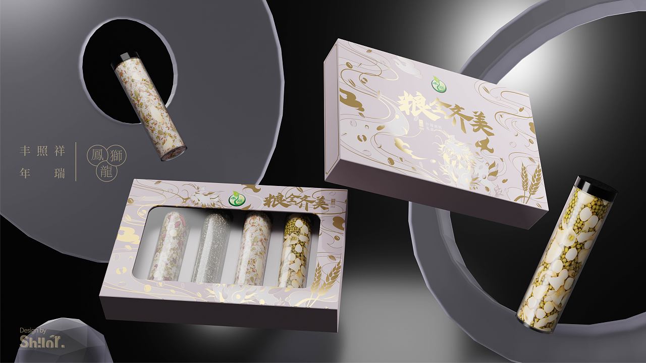 祥瑞 照 丰年 | 禾煜 | 国潮杂粮礼盒