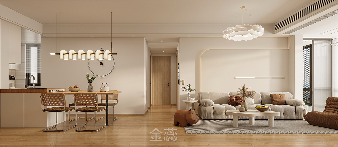 温柔治愈的奶油原木风