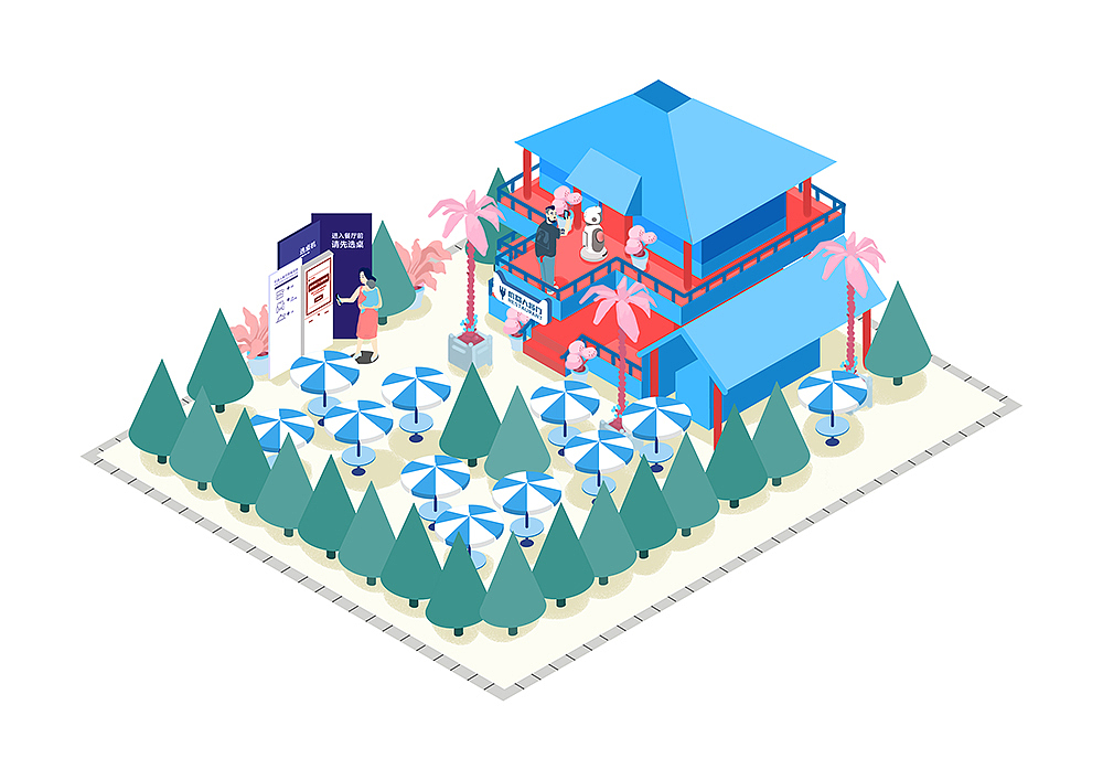 天猫新零售 封面插图（图ZMTE4MzIzMTEy） - 艺术插画 - 站酷设计师danleix原创素材 - 站酷ZCOOL