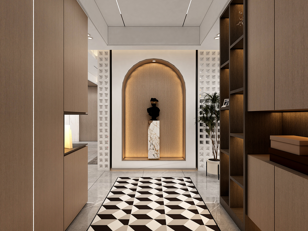 现代极简家装一套