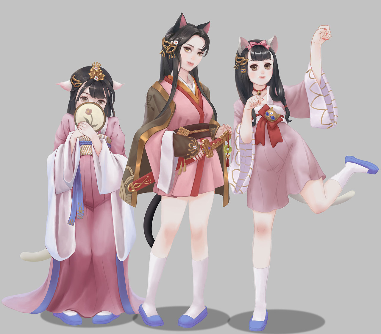 猫娘（图ZMjc5MTM0NzE2） - 游戏原画 - 站酷设计师萧画家原创素材 - 站酷ZCOOL