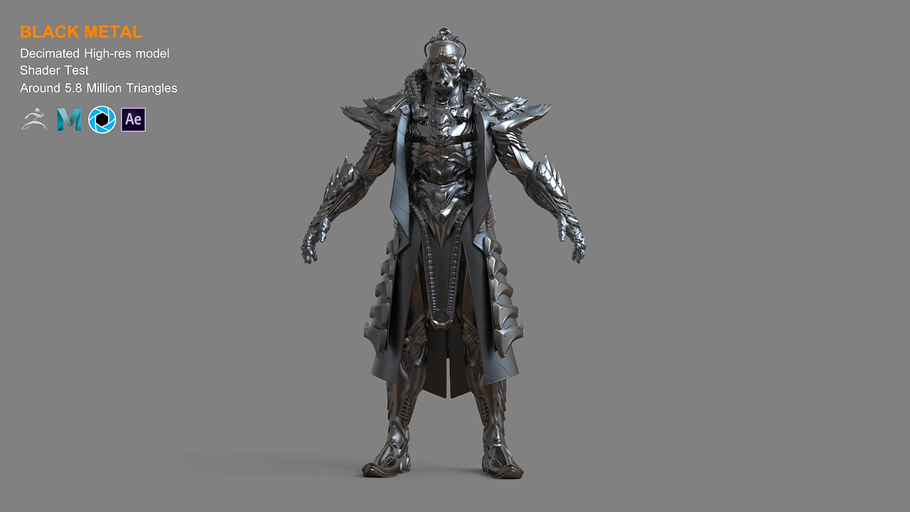 #2020青春答卷#《Orc Berserker & Black Metal 》（图ZMjE3OTMyODY4） - 人物/生物 - 站酷设计师中韩硕士作品展览原创素材 - 站酷ZCOOL